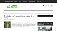 Desktop Screenshot of anxietyinteens.org